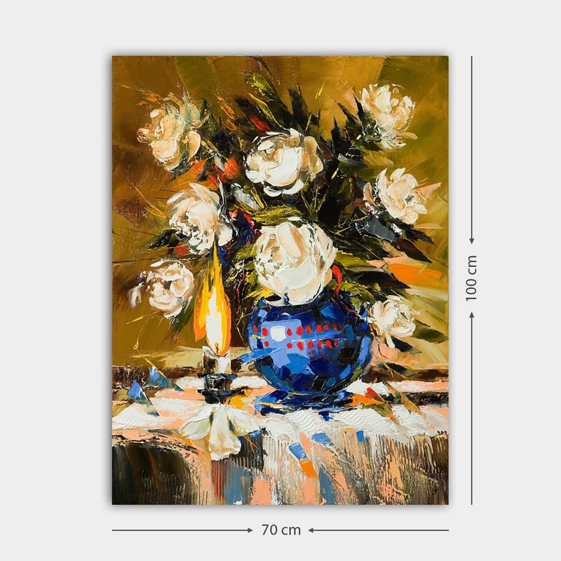 Dekorativ Canvasbilde 70x100 cm - Flerfarget - Interiør - Maleri & posters - Lerretsbilder