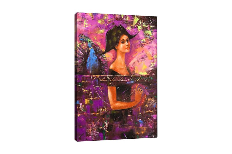 Dekorativ Canvasbilde 70x100 cm - Flerfarget - Interiør - Maleri & posters - Lerretsbilder