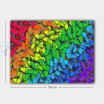 Dekorativ Canvasbilde 70x100 cm - Flerfarget - Interiør - Maleri & posters - Lerretsbilder