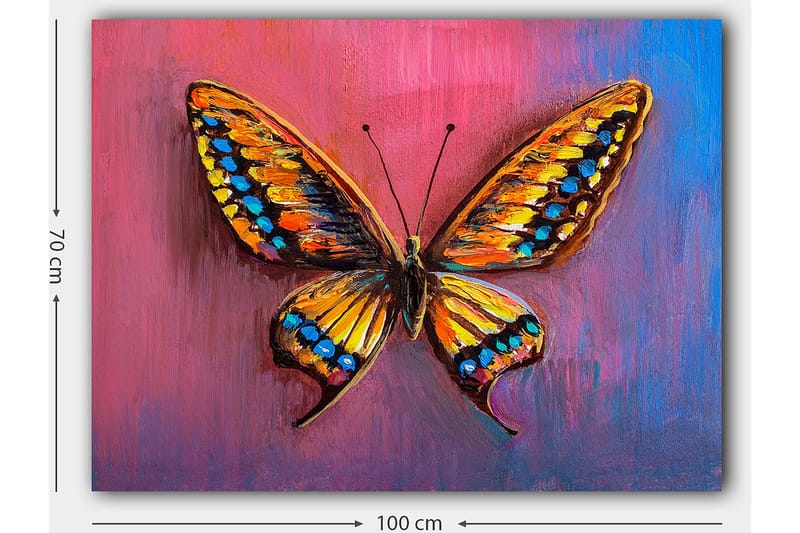 Dekorativ Canvasbilde 70x100 cm - Flerfarget - Interiør - Maleri & posters - Lerretsbilder
