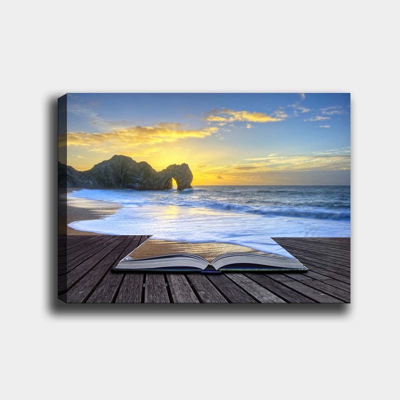 Dekorativ Canvasbilde 70x100 cm - Flerfarget - Interiør - Maleri & posters - Lerretsbilder