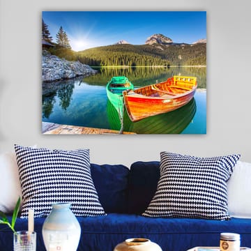 Dekorativ Canvasbilde 70x100 cm - Flerfarget - Interiør - Maleri & posters - Lerretsbilder