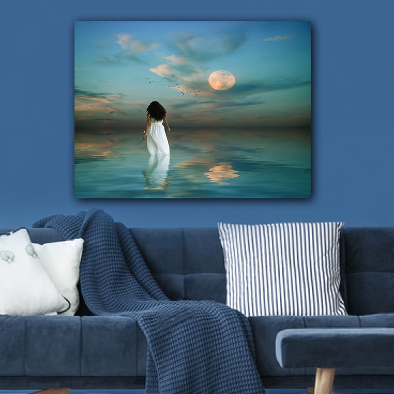 Dekorativ Canvasbilde 70x100 cm - Flerfarget - Interiør - Maleri & posters - Lerretsbilder