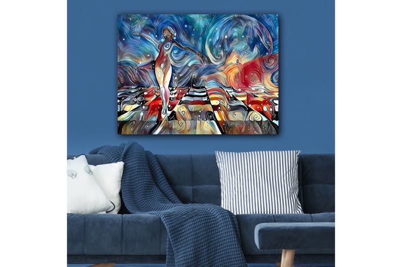 Dekorativ Canvasbilde 70x100 cm - Flerfarget - Interiør - Maleri & posters - Lerretsbilder