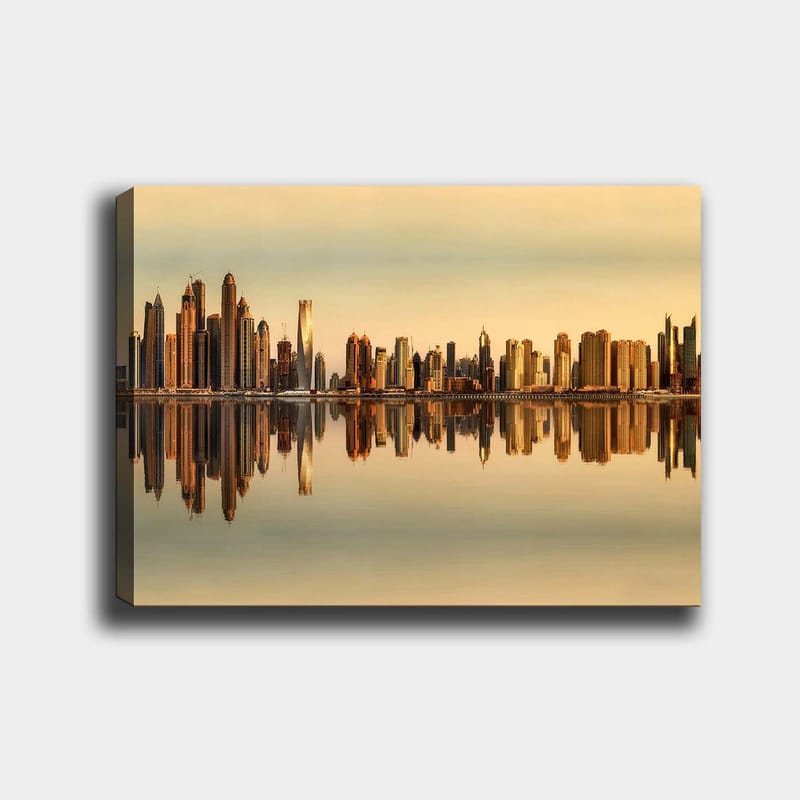 Dekorativ Canvasbilde 70x100 cm - Flerfarget - Interiør - Maleri & posters - Lerretsbilder