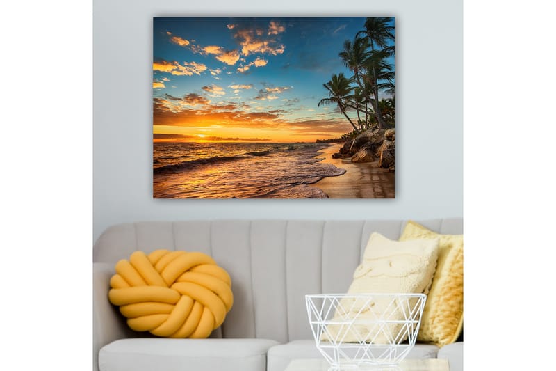 Dekorativ Canvasbilde 70x100 cm - Flerfarget - Interiør - Maleri & posters - Lerretsbilder