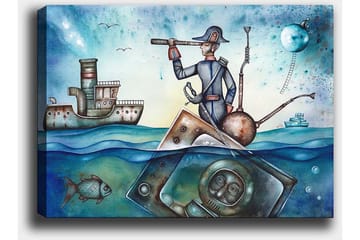 Dekorativ Canvasbilde 70x100 cm - Flerfarget - Interiør - Maleri & posters - Lerretsbilder