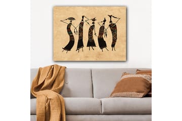 Dekorativ Canvasbilde 70x100 cm - Flerfarget - Interiør - Maleri & posters - Lerretsbilder