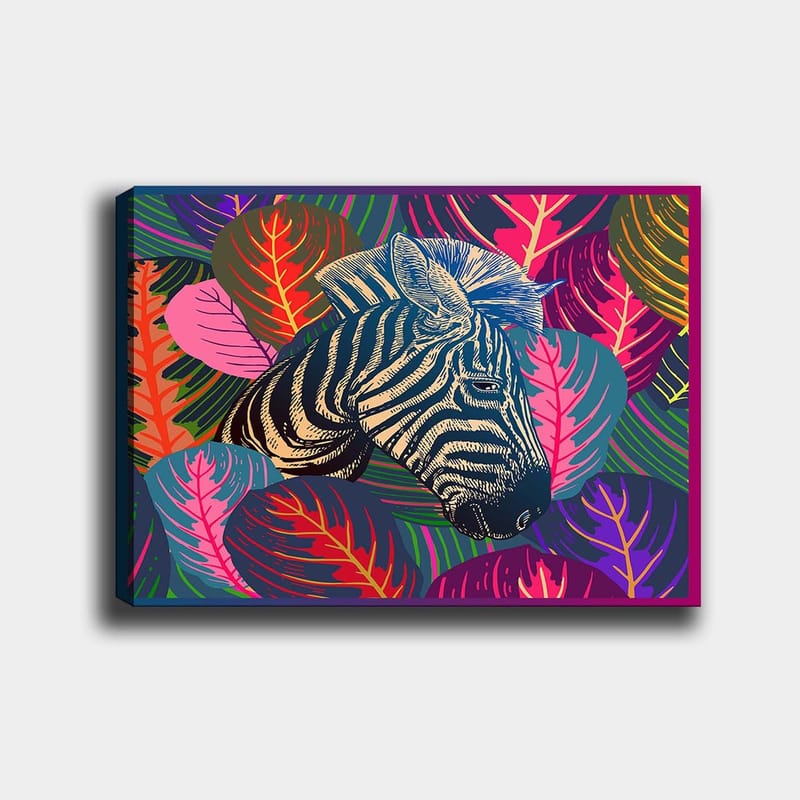 Dekorativ Canvasbilde 70x100 cm - Flerfarget - Interiør - Maleri & posters - Lerretsbilder