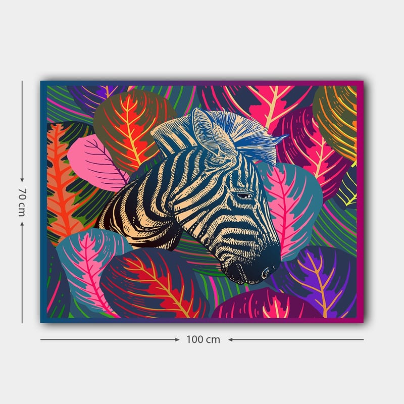 Dekorativ Canvasbilde 70x100 cm - Flerfarget - Interiør - Maleri & posters - Lerretsbilder