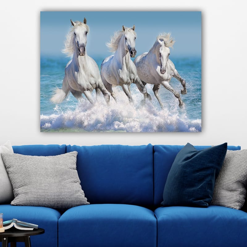Dekorativ Canvasbilde 70x100 cm - Flerfarget - Interiør - Maleri & posters - Lerretsbilder