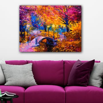 Dekorativ Canvasbilde 70x100 cm - Flerfarget - Interiør - Maleri & posters - Lerretsbilder