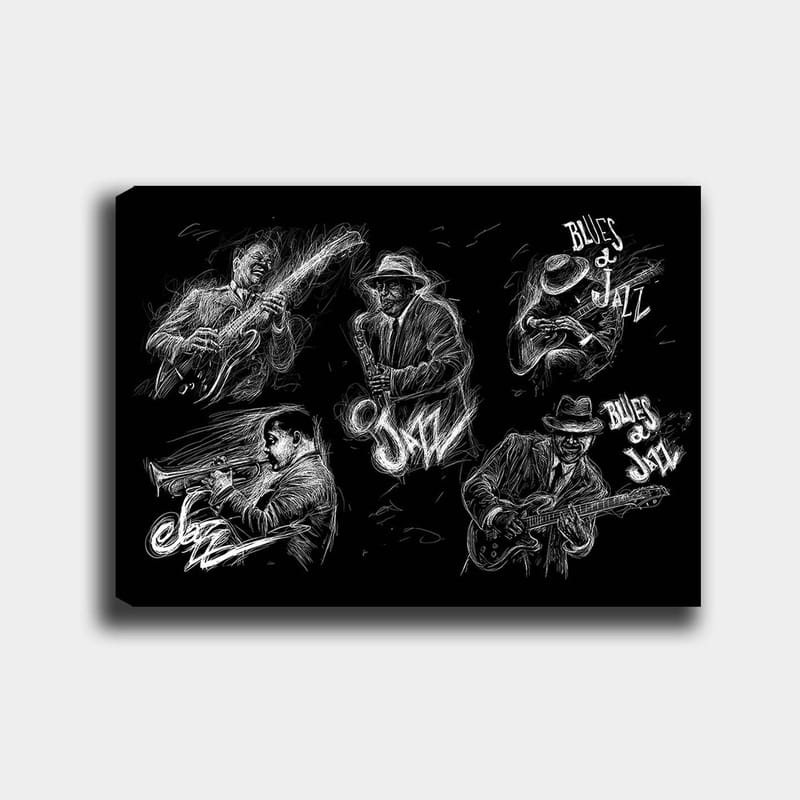 Dekorativ Canvasbilde 70x100 cm - Flerfarget - Interiør - Maleri & posters - Lerretsbilder