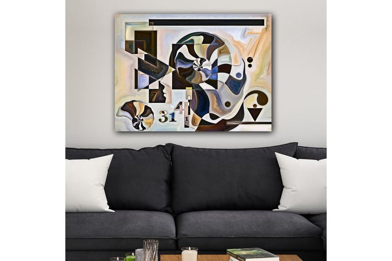 Dekorativ Canvasbilde 70x100 cm - Flerfarget - Interiør - Maleri & posters - Lerretsbilder