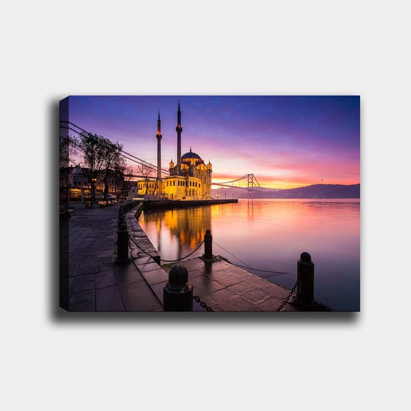 Dekorativ Canvasbilde 70x100 cm - Flerfarget - Interiør - Maleri & posters - Lerretsbilder