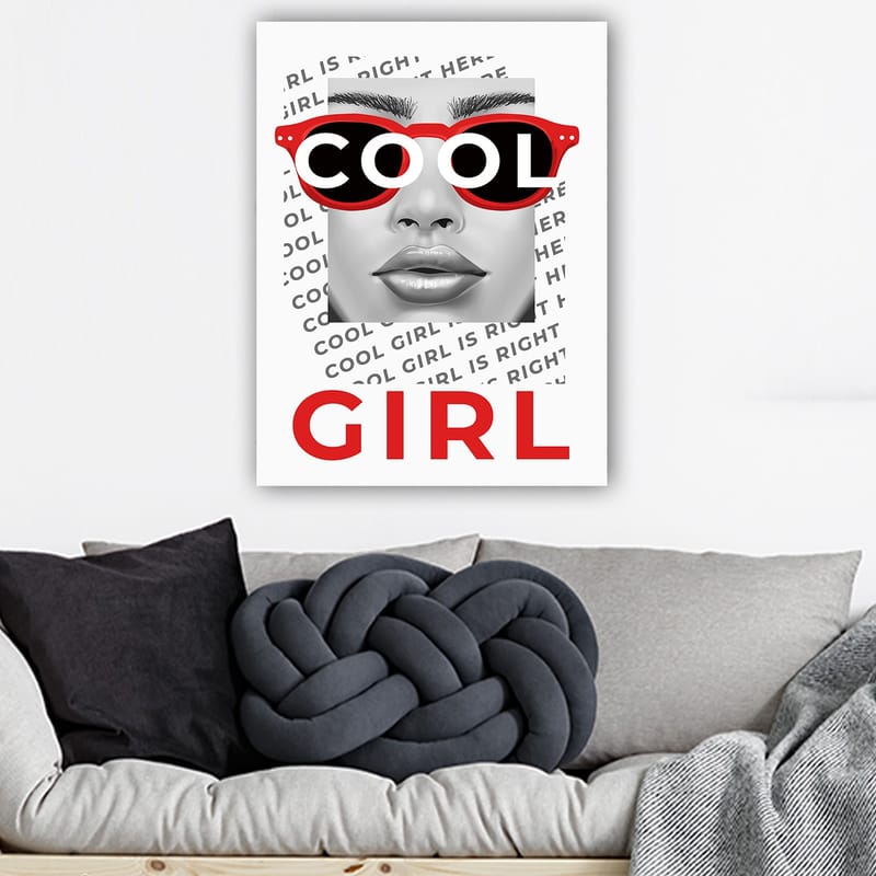 Dekorativ Canvasbilde 70x100 cm - Flerfarget - Interiør - Maleri & posters - Lerretsbilder
