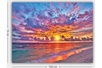 Dekorativ Canvasbilde 70x100 cm - Flerfarget - Interiør - Maleri & posters - Lerretsbilder
