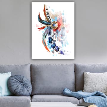 Dekorativ Canvasbilde 70x100 cm - Flerfarget - Interiør - Maleri & posters - Lerretsbilder