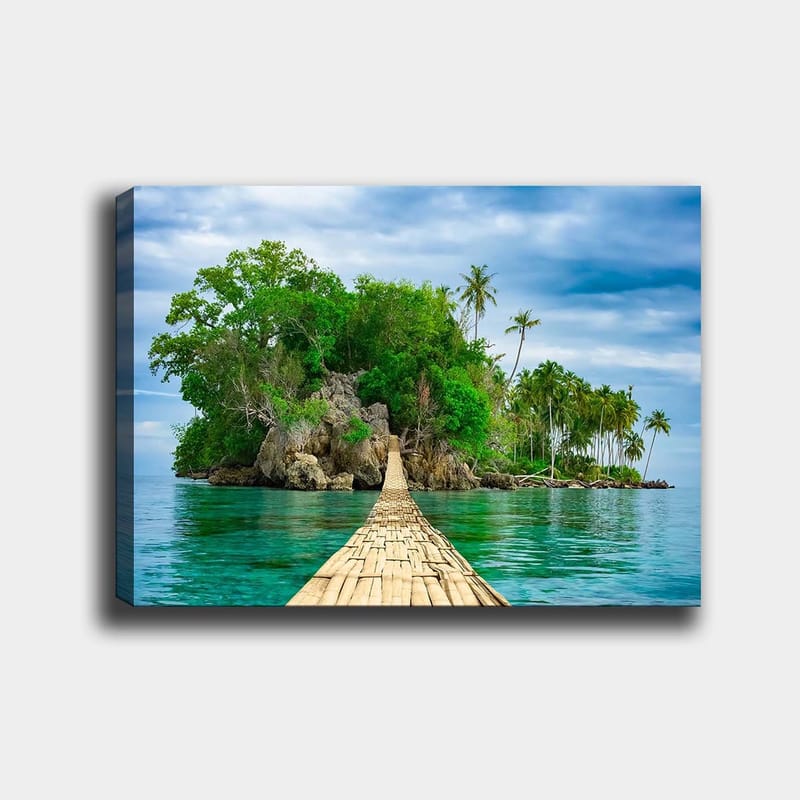 Dekorativ Canvasbilde 70x100 cm - Flerfarget - Interiør - Maleri & posters - Lerretsbilder