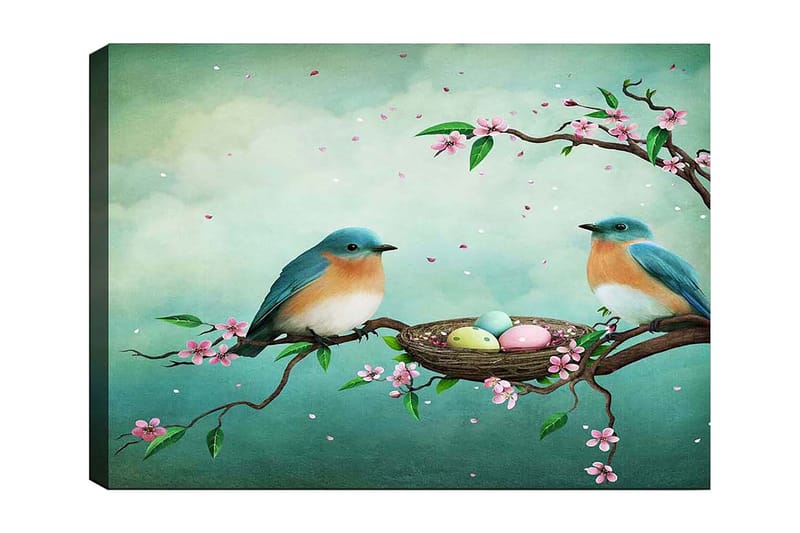 Dekorativ Canvasbilde 70x100 cm - Flerfarget - Interiør - Maleri & posters - Lerretsbilder