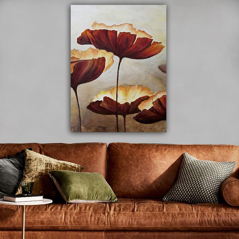 Dekorativ Canvasbilde 70x100 cm - Flerfarget - Interiør - Maleri & posters - Lerretsbilder