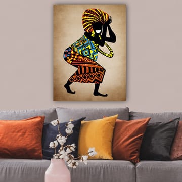 Dekorativ Canvasbilde 70x100 cm - Flerfarget - Interiør - Maleri & posters - Lerretsbilder