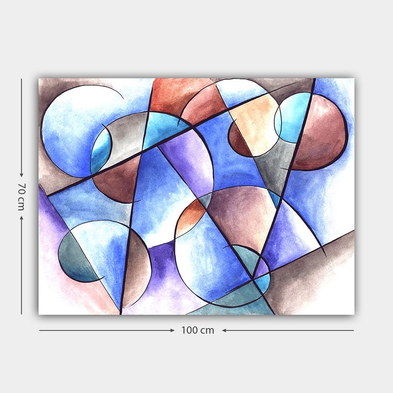 Dekorativ Canvasbilde 70x100 cm - Flerfarget - Interiør - Maleri & posters - Lerretsbilder