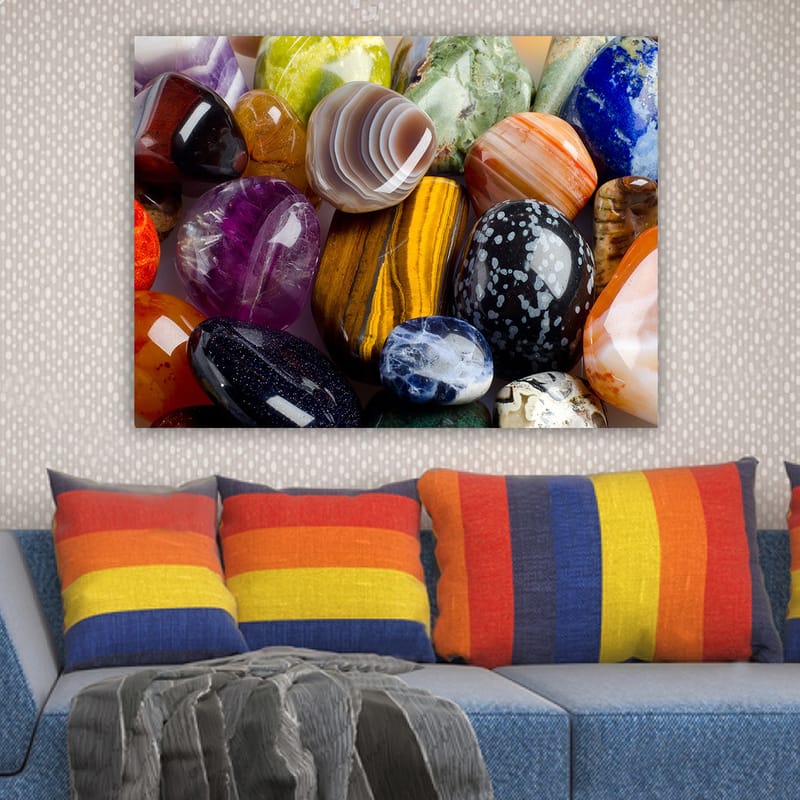 Dekorativ Canvasbilde 70x100 cm - Flerfarget - Interiør - Maleri & posters - Lerretsbilder