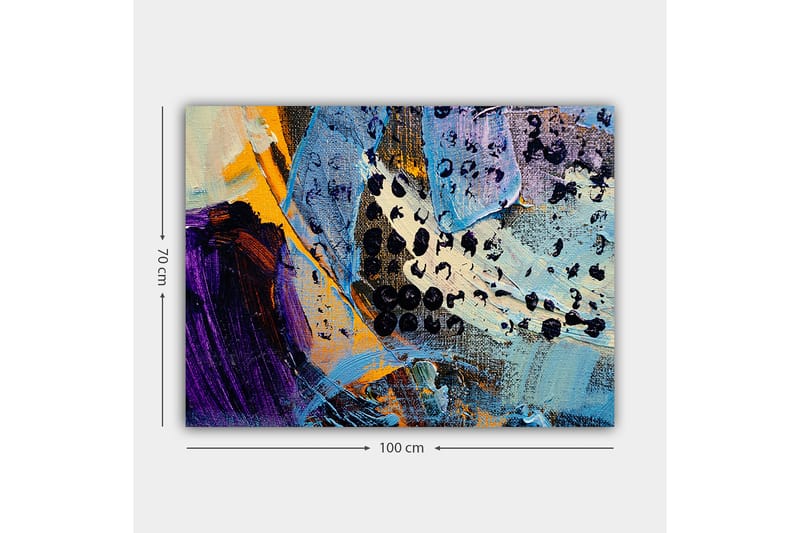 Dekorativ Canvasbilde 70x100 cm - Flerfarget - Interiør - Maleri & posters - Lerretsbilder