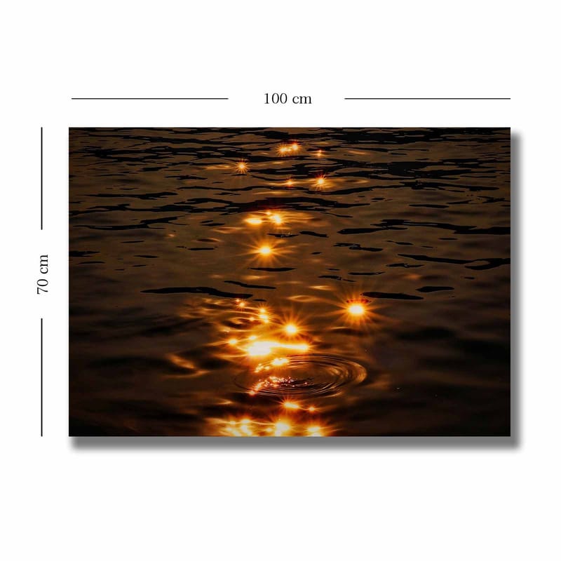 Dekorativ Canvasbilde 70x100 cm - Flerfarget - Interiør - Maleri & posters - Lerretsbilder