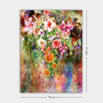 Dekorativ Canvasbilde 70x100 cm - Flerfarget - Interiør - Maleri & posters - Lerretsbilder