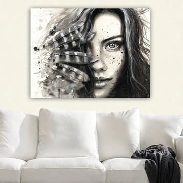 Dekorativ Canvasbilde 70x100 cm - Flerfarget - Interiør - Maleri & posters - Lerretsbilder
