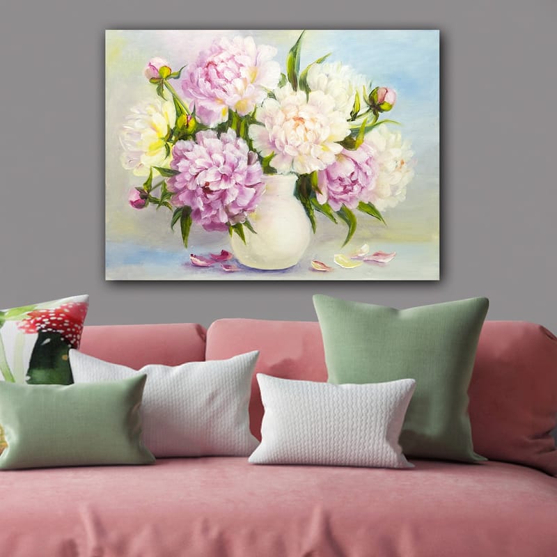 Dekorativ Canvasbilde 70x100 cm - Flerfarget - Interiør - Maleri & posters - Lerretsbilder