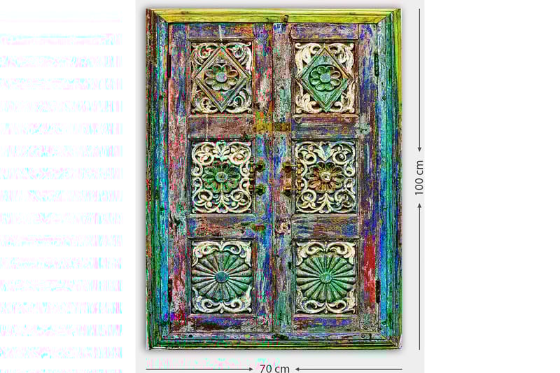 Dekorativ Canvasbilde 70x100 cm - Flerfarget - Interiør - Maleri & posters - Lerretsbilder
