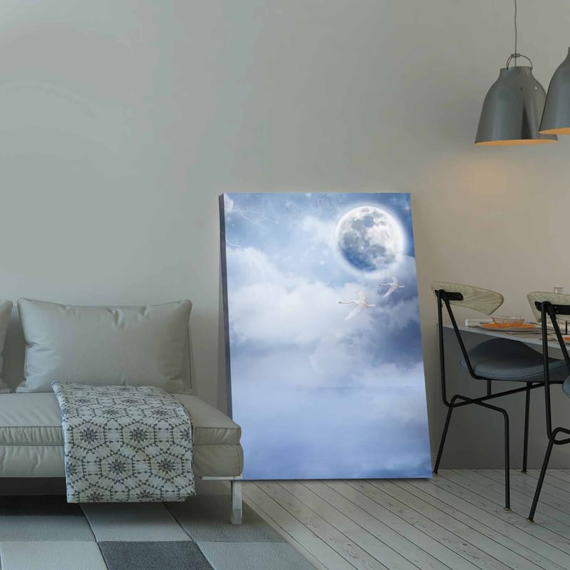 Dekorativ Canvasbilde 70x100 cm - Flerfarget - Interiør - Maleri & posters - Lerretsbilder