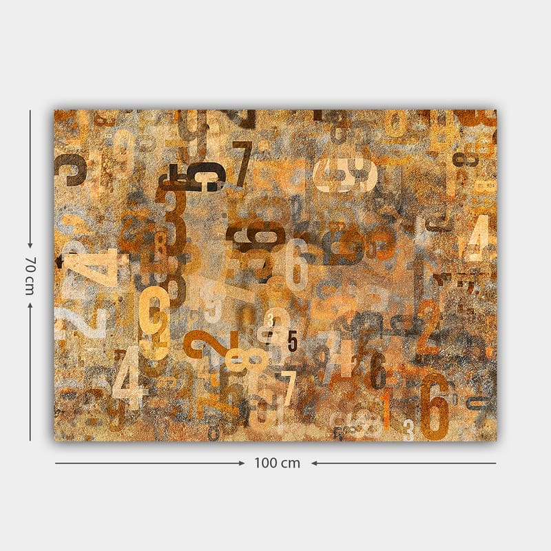 Dekorativ Canvasbilde 70x100 cm - Flerfarget - Interiør - Maleri & posters - Lerretsbilder