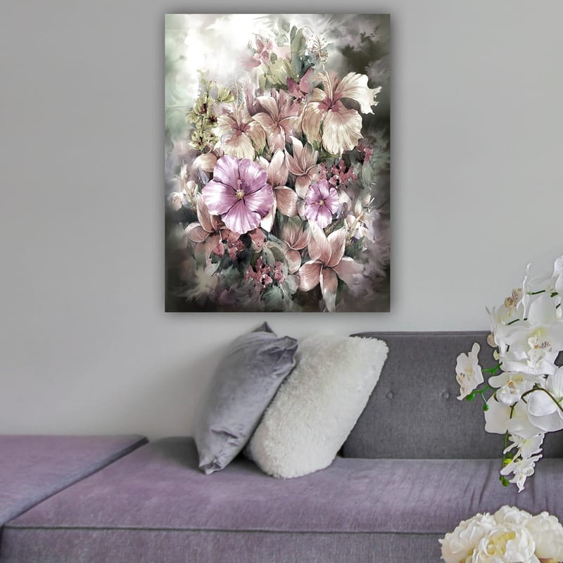 Dekorativ Canvasbilde 70x100 cm - Flerfarget - Interiør - Maleri & posters - Lerretsbilder