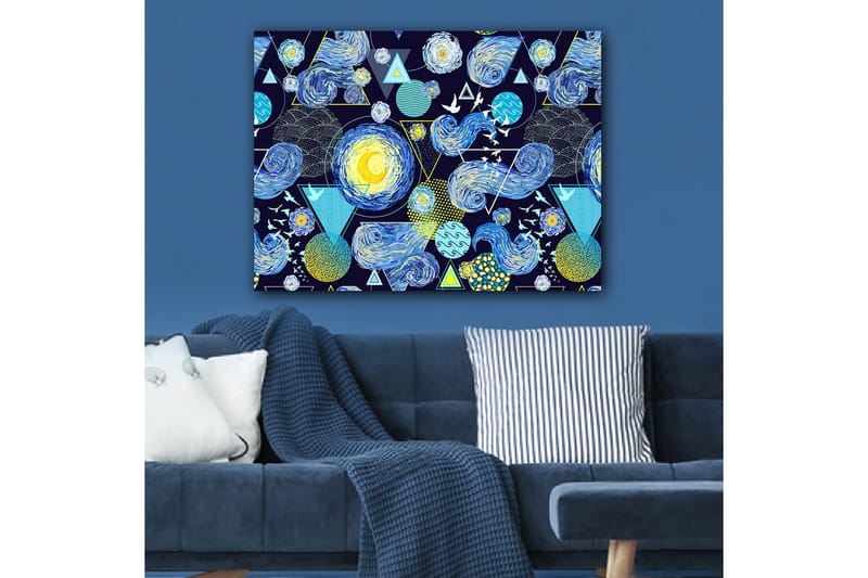 Dekorativ Canvasbilde 70x100 cm - Flerfarget - Interiør - Maleri & posters - Lerretsbilder