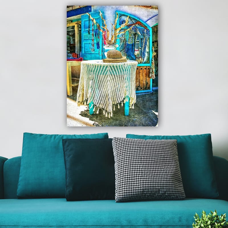 Dekorativ Canvasbilde 70x100 cm - Flerfarget - Interiør - Maleri & posters - Lerretsbilder