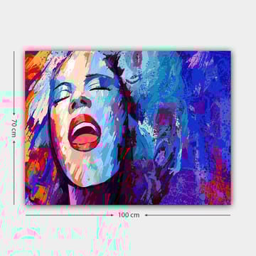 Dekorativ Canvasbilde 70x100 cm - Flerfarget - Interiør - Maleri & posters - Lerretsbilder