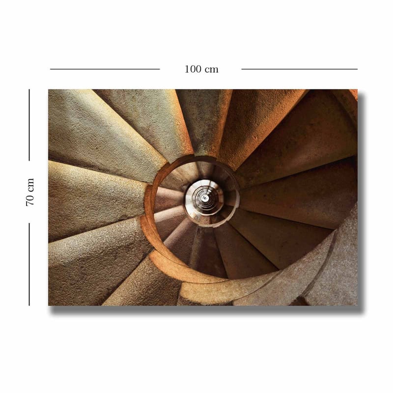 Dekorativ Canvasbilde 70x100 cm - Flerfarget - Interiør - Maleri & posters - Lerretsbilder