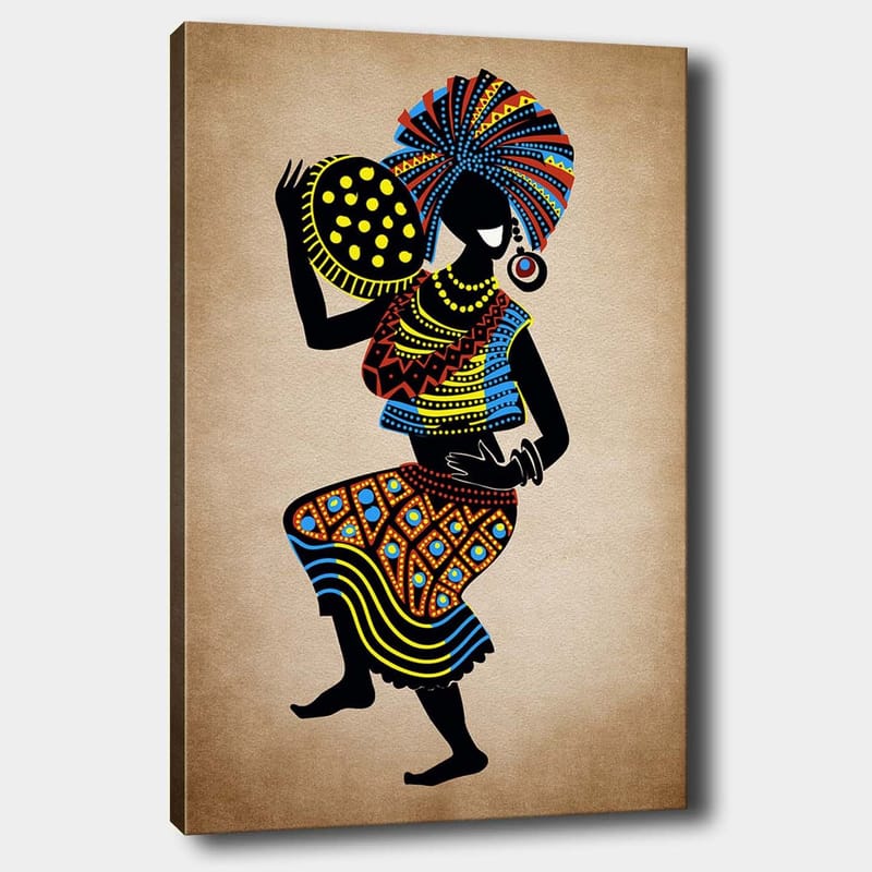 Dekorativ Canvasbilde 70x100 cm - Flerfarget - Interiør - Maleri & posters - Lerretsbilder