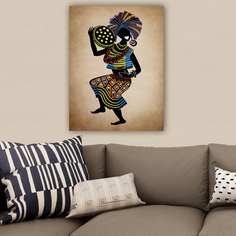 Dekorativ Canvasbilde 70x100 cm - Flerfarget - Interiør - Maleri & posters - Lerretsbilder