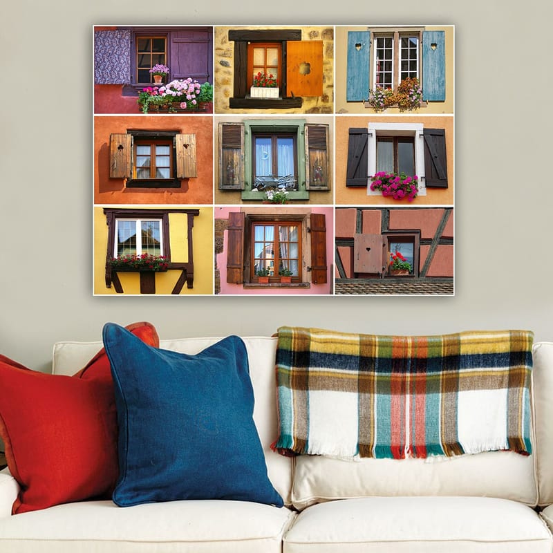 Dekorativ Canvasbilde 70x100 cm - Flerfarget - Interiør - Maleri & posters - Lerretsbilder
