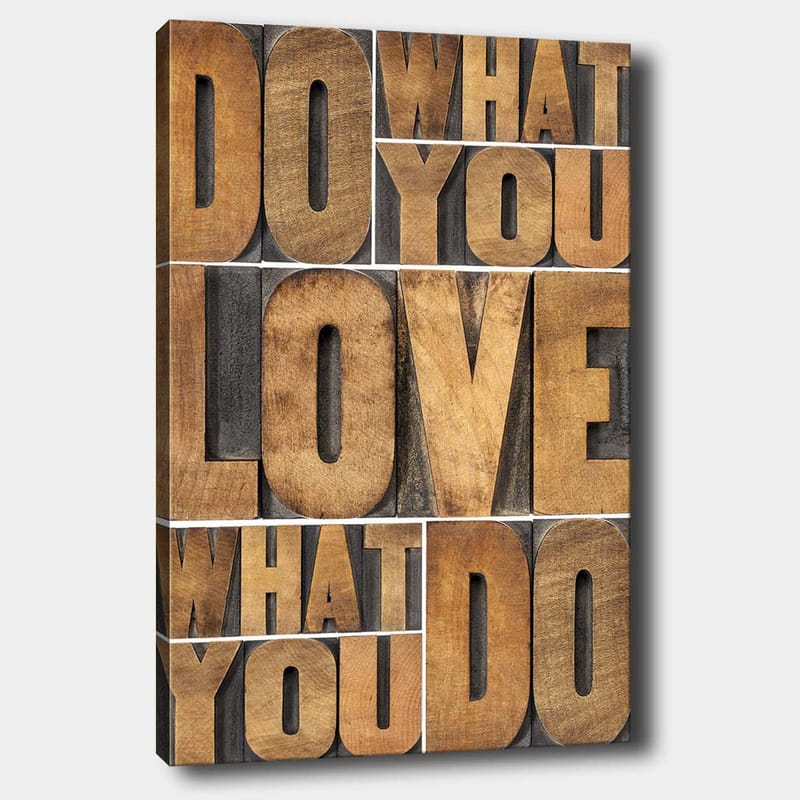Dekorativ Canvasbilde 70x100 cm - Flerfarget - Interiør - Maleri & posters - Lerretsbilder
