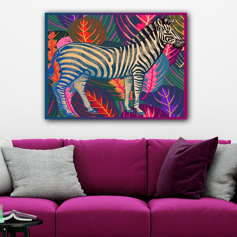 Dekorativ Canvasbilde 70x100 cm - Flerfarget - Interiør - Maleri & posters - Lerretsbilder