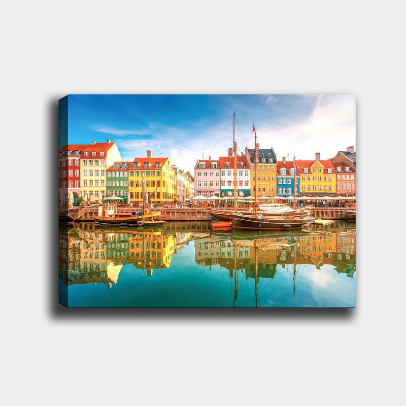 Dekorativ Canvasbilde 70x100 cm - Flerfarget - Interiør - Maleri & posters - Lerretsbilder