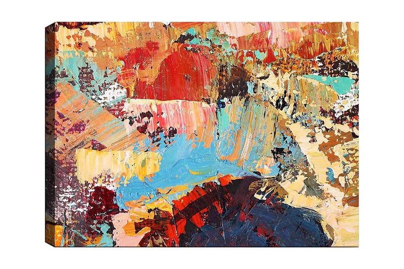 Dekorativ Canvasbilde 70x100 cm - Flerfarget - Interiør - Maleri & posters - Lerretsbilder