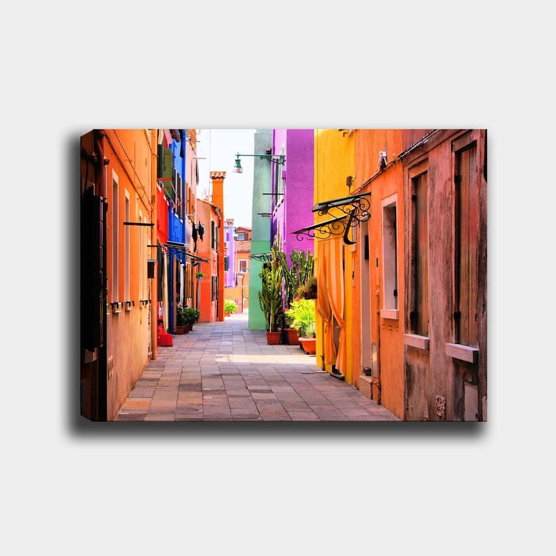 Dekorativ Canvasbilde 70x100 cm - Flerfarget - Interiør - Maleri & posters - Lerretsbilder