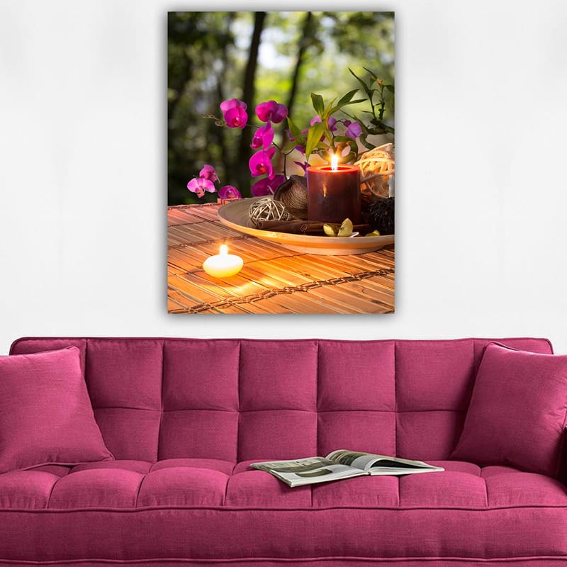 Dekorativ Canvasbilde 70x100 cm - Flerfarget - Interiør - Maleri & posters - Lerretsbilder
